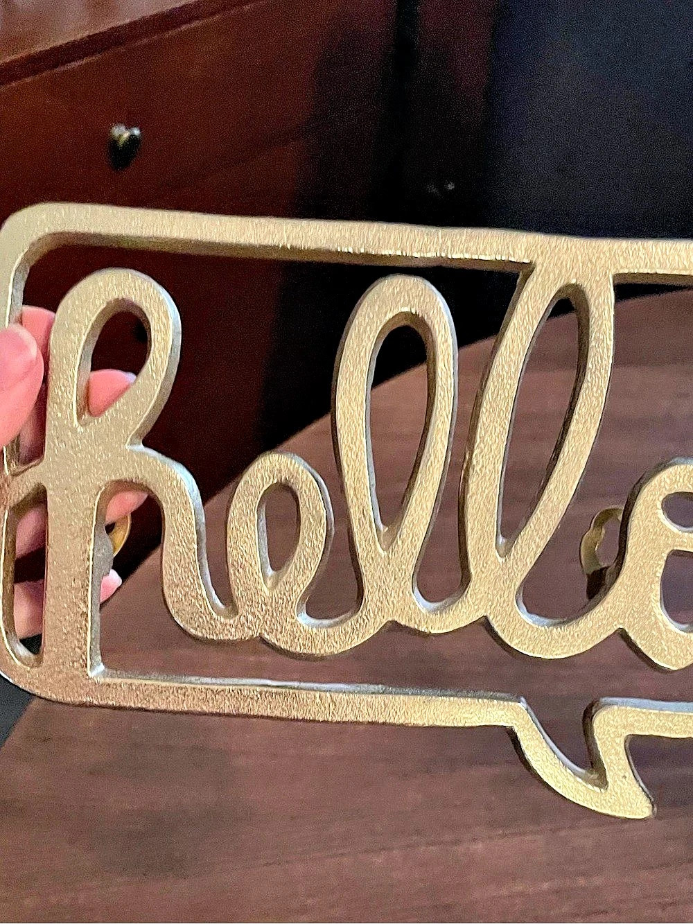 Gold Decorative Wall Lettering